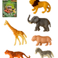 Wild Animal Playset Toy Figures for Kids Ages 3 Plus