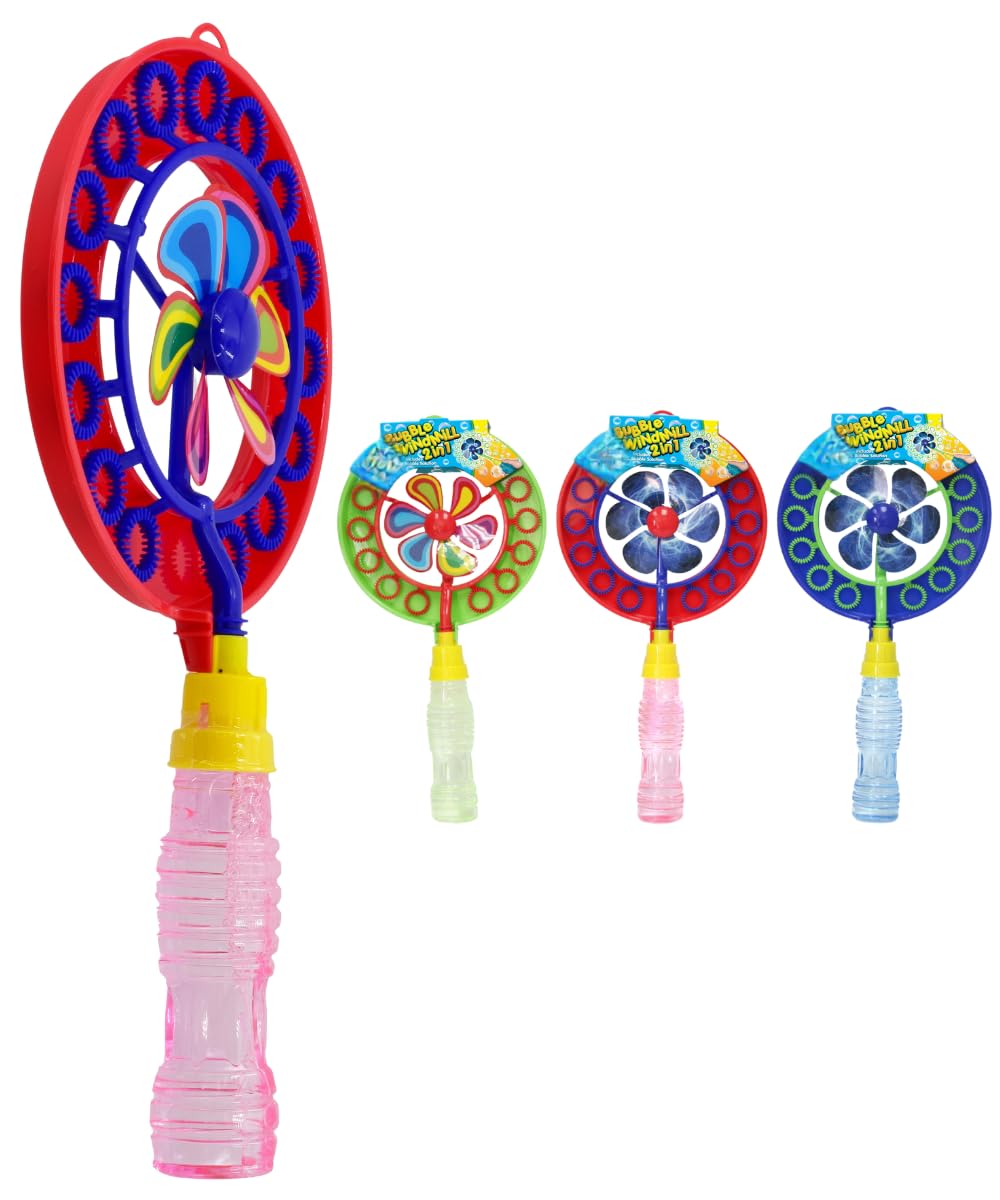 2 in 1 Bubble Windmill Fan - Bubble Tub 80ml Bottle for Kids - My Store