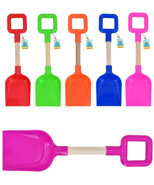 35cm Plastic and Wood Spade For Sand Soil Digging Beach Toy - My Store