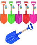 49cm Spade Plastic and Wood Stubby For Sand Soil Digging Beach - My Store