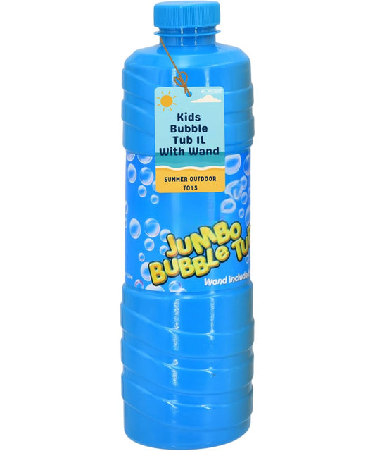 1 Litre Bubble Solution Refill Bottle with Wand - Large Bubbles - My Store