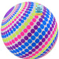 9 Inch Dotted Dot Design Coloured Football Ball for Kids - Inflatable - My Store