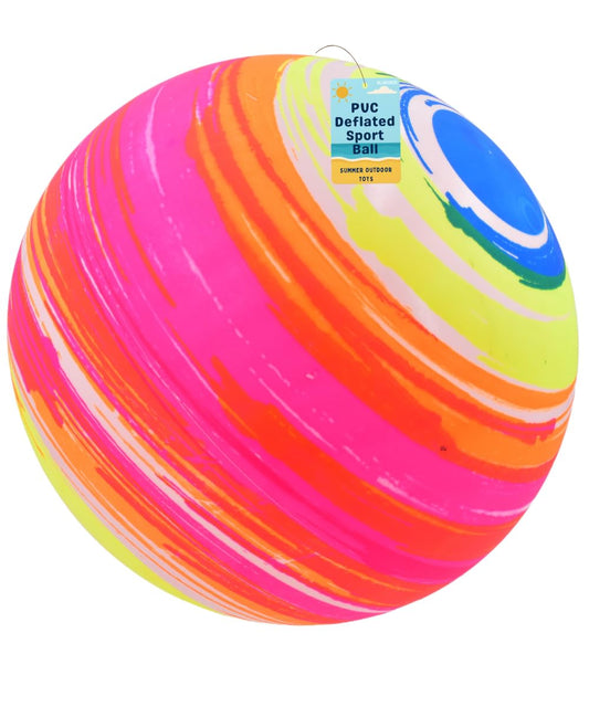 9 Inch Art Design Coloured Football Ball for Kids - Inflatable - My Store