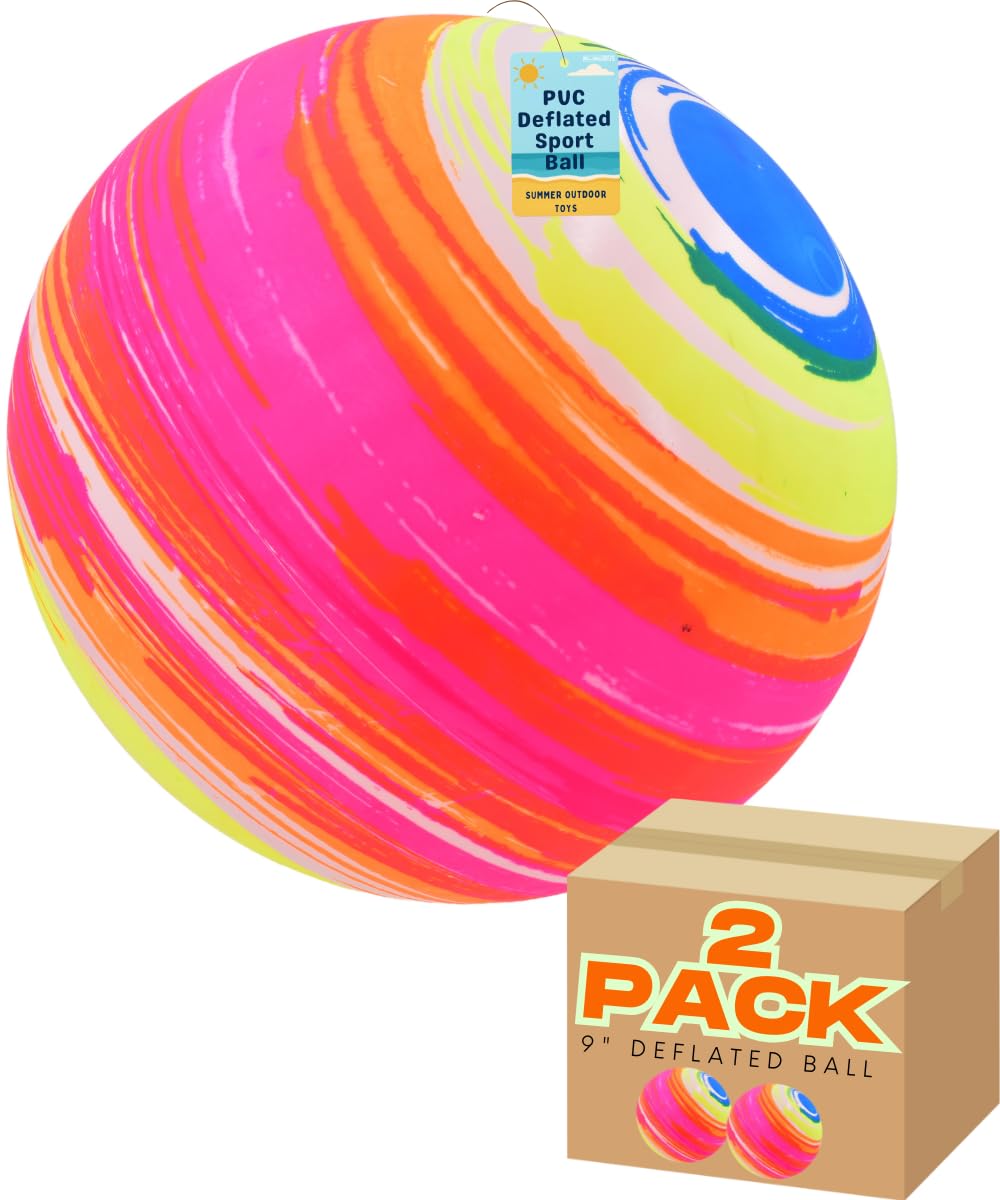 9" Art Design Coloured Football Ball for Kids - Inflatable - My Store