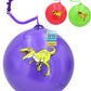 9" Dinosaur Design Ball with Keychain | Football for Kids - My Store