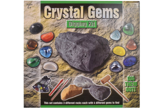 Crystal Gems Digging Kit Science Discovery Set
