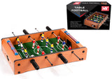 Table Football Game Compact Wood Indoor Tabletop Set