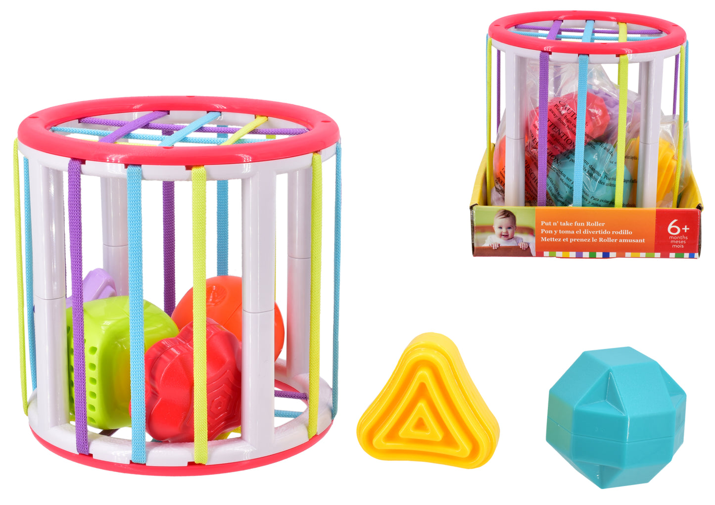 Baby Put n Take Fun Roller Early Learning Sensory Toy