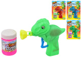 Dino Bubble Gun Outdoor Toy for Kids in Bright Colours