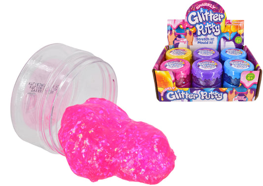 Glitter Putty Stretchable Mouldable Sensory Gel Toy