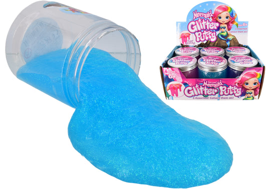 Glitter Putty Stretchy Sparkly Slime Assorted Colours