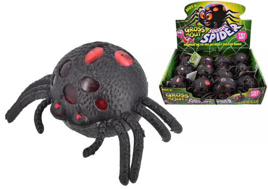 Squishy Spider Stress Ball Sensory Toy Halloween Bug