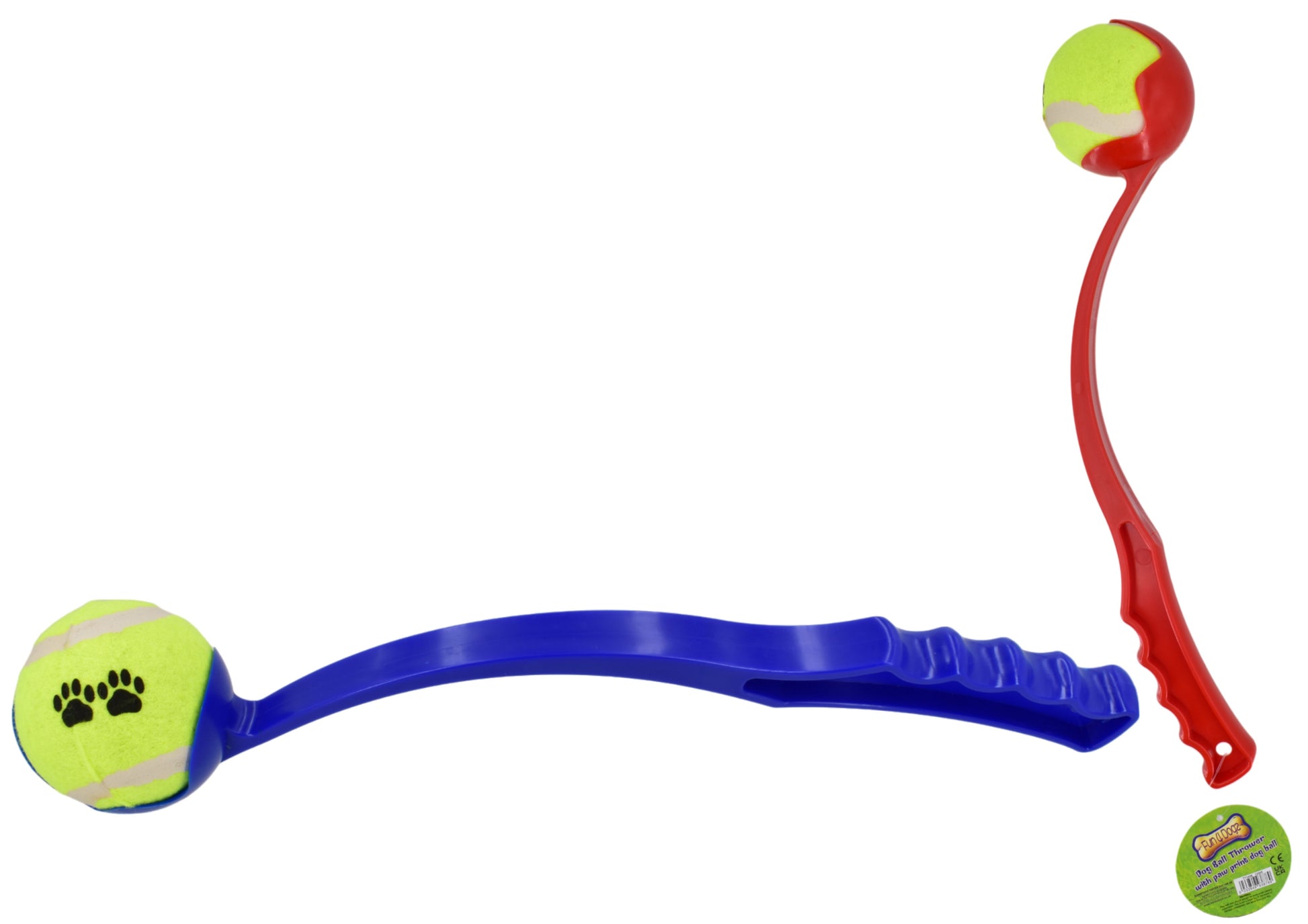 Dog Ball Thrower Long Handle Tennis Launcher Bright