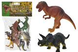 Dinosaur Toy Figurines Educational Multi-Coloured Flexible