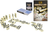 Traditional Dominoes and Playing Cards Set for Families