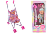 Baby Doll with Stroller Unicorn Outfit Pretend Play