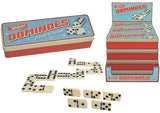 Double Six Dominoes Classic Retro Tile Game Set