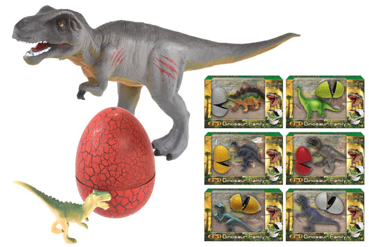 Dinosaur Toy Figures with Dinosaur Eggs Set for Kids