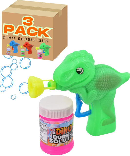 Dinosaur Bubble Kids Toy Gun with Bubble Solution - My Store