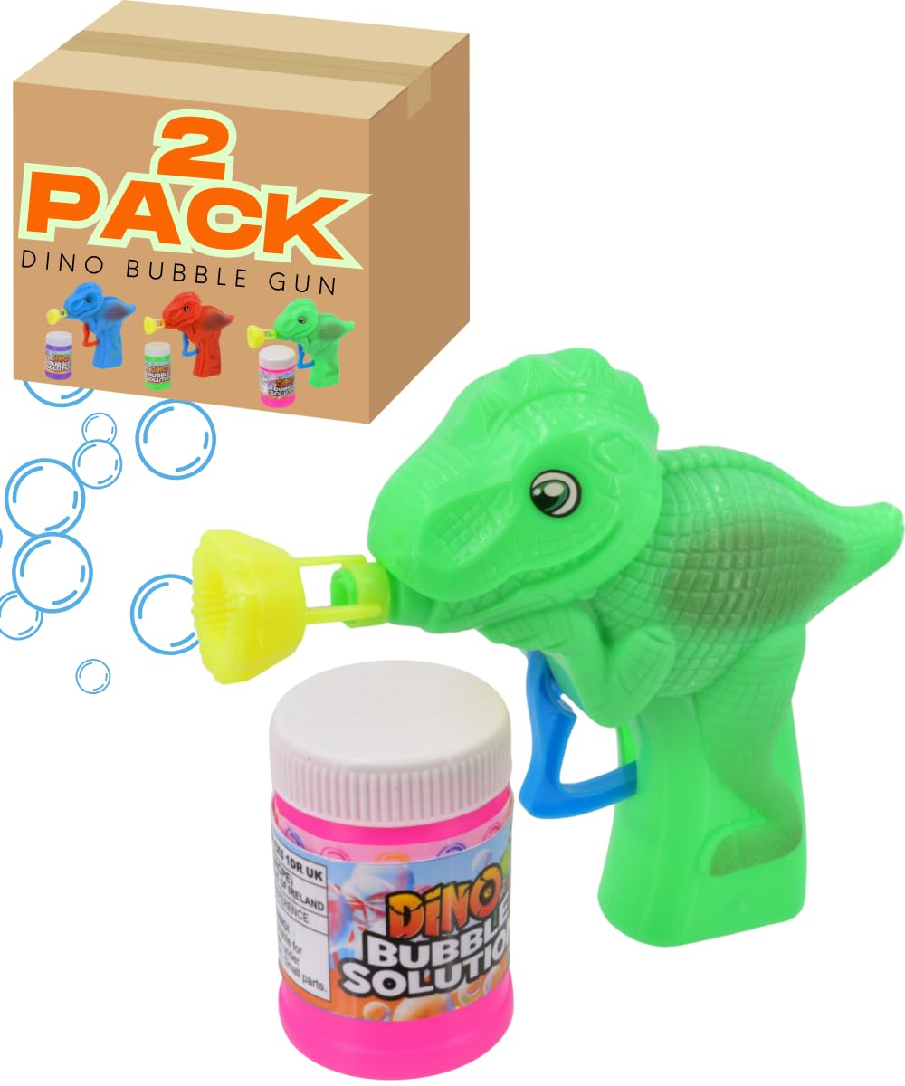 Dinosaur Bubble Kids Toy Gun with Bubble Solution - My Store