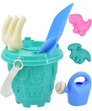 Sand Castle Bucket Set With Shovel and Spade Moulds Watering Can - 7pc - My Store